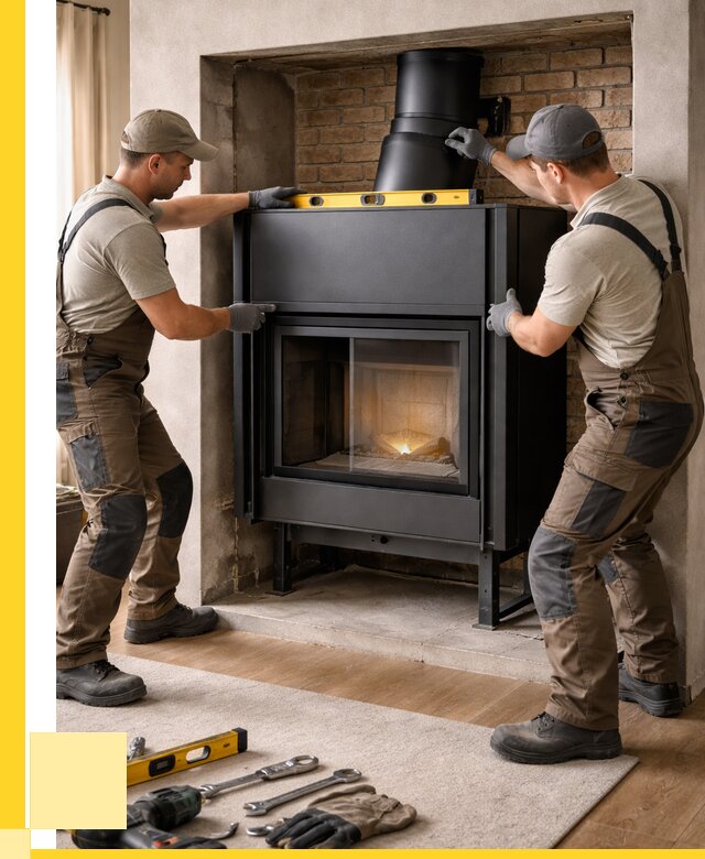 Установка каминных топок в Ленинске-Кузнецком под ключ от 18398 р. | ЭриданЛнн