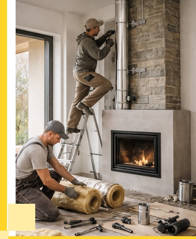 Монтаж дымоходов для каминов в Ленинске-Кузнецком от 15332 р. ЭриданЛнн