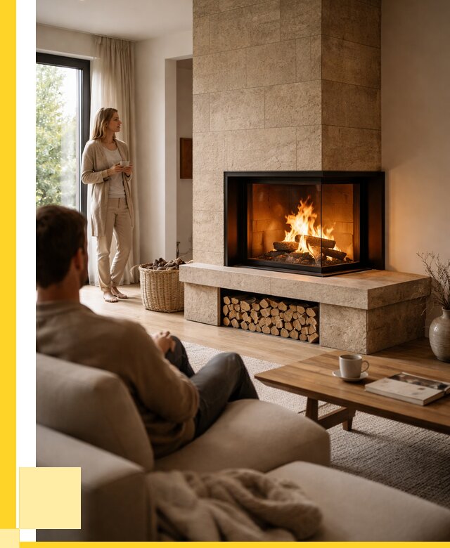 Угловые камины из кирпича установка в Ленинске-Кузнецком от 153315 р. ЭриданЛнн