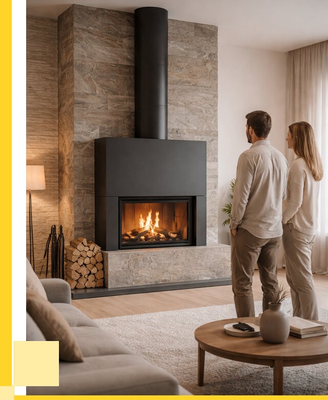 Закрытые камины под ключ в Ленинске-Кузнецком от 122652 р., ЭриданЛнн