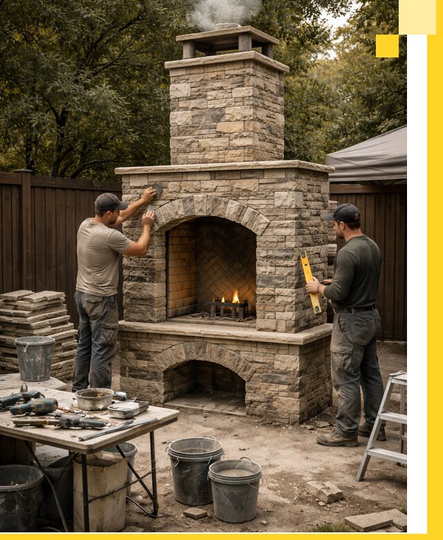 Проектирование и установка уличных каминов в Ленинске-Кузнецком