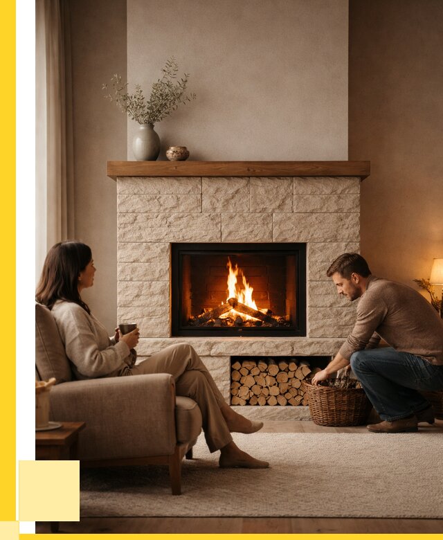 Камины для дома в Ленинске-Кузнецком под ключ от 153315 р. | ЭриданЛнн