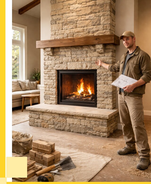 Камины под ключ в Ленинске-Кузнецком от 183978 р. | ЭриданЛнн — установка