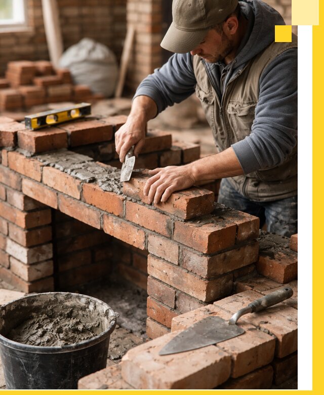 Кладка каминов под ключ в Ленинске-Кузнецком профессиональная отделка и монтаж