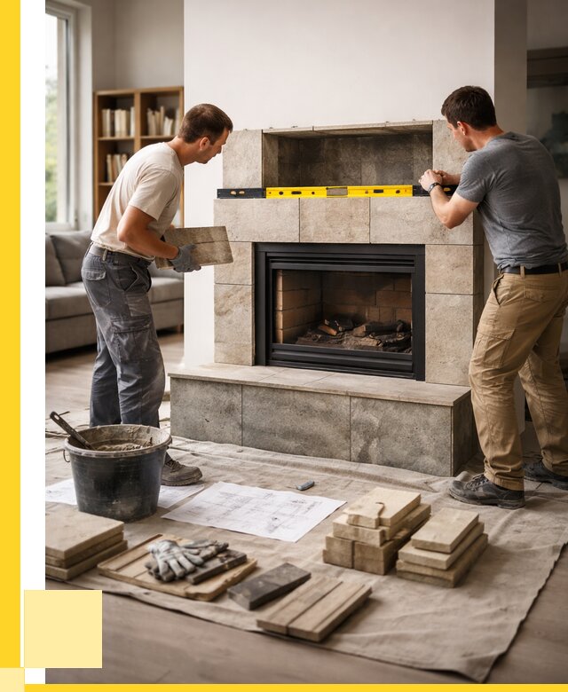 Монтаж каминов и установка в Ленинске-Кузнецком от 45995 р. | ЭриданЛнн