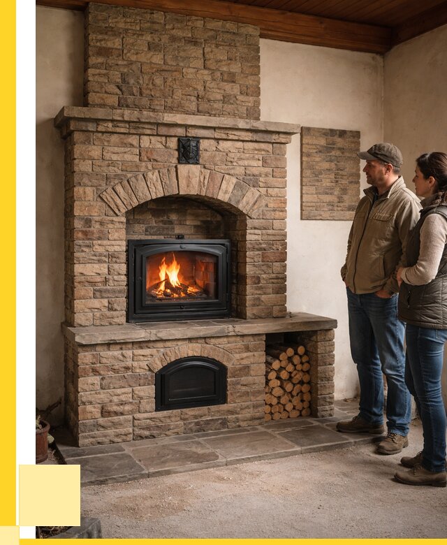 Кирпичная печь под ключ в Ленинске-Кузнецком от 153315 р. | ЭриданЛнн