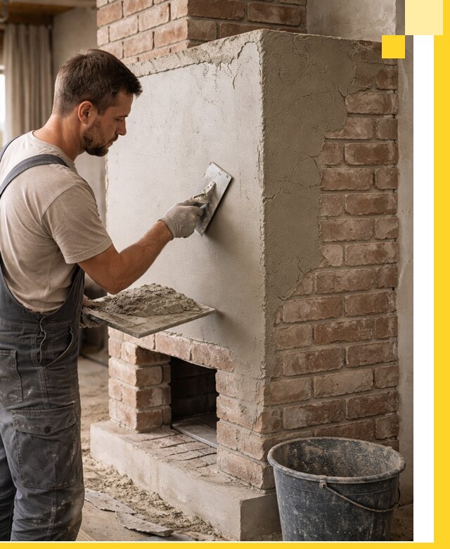 Отделка печей и облицовка каминов в Ленинске-Кузнецком под ключ