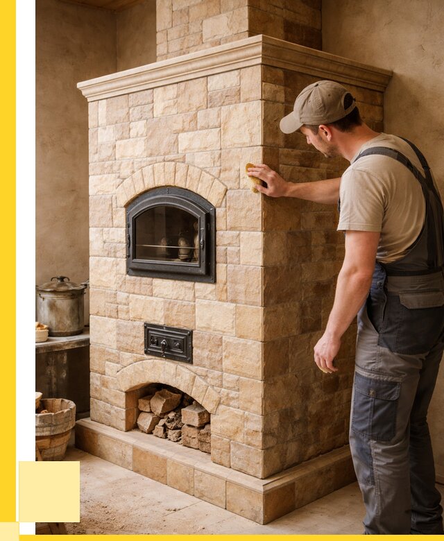 Облицовка печей в Ленинске-Кузнецком от 4599 р. под ключ | ЭриданЛнн