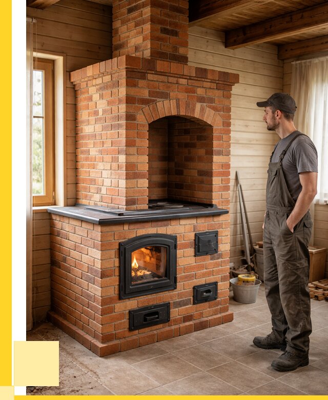 Кирпичные печи в Ленинске-Кузнецком: купить от 153315 р. | ЭриданЛнн