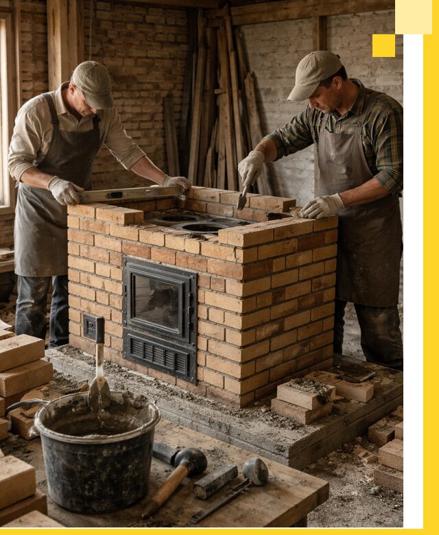 Изготовление и установка варочных печей под ключ в Ленинске-Кузнецком