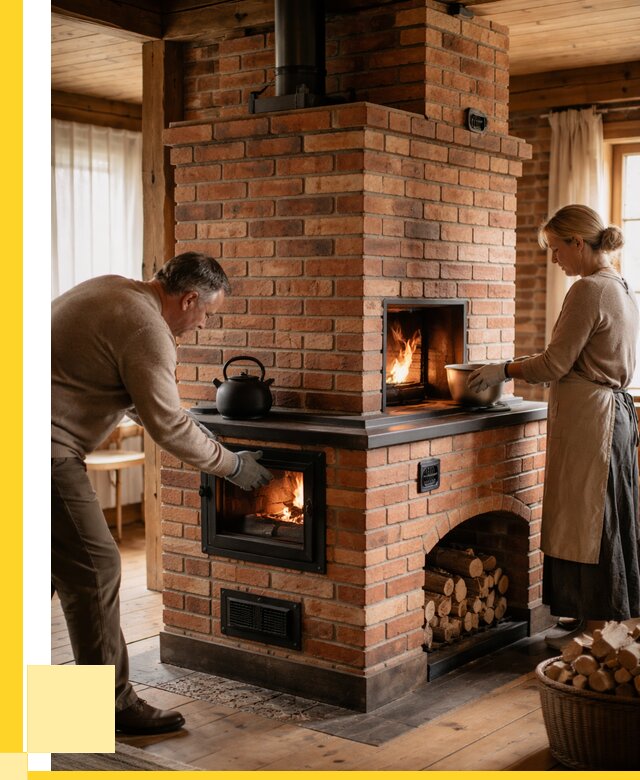 Печи для загородного дома под ключ в Ленинске-Кузнецком от 81768 р. | ЭриданЛнн