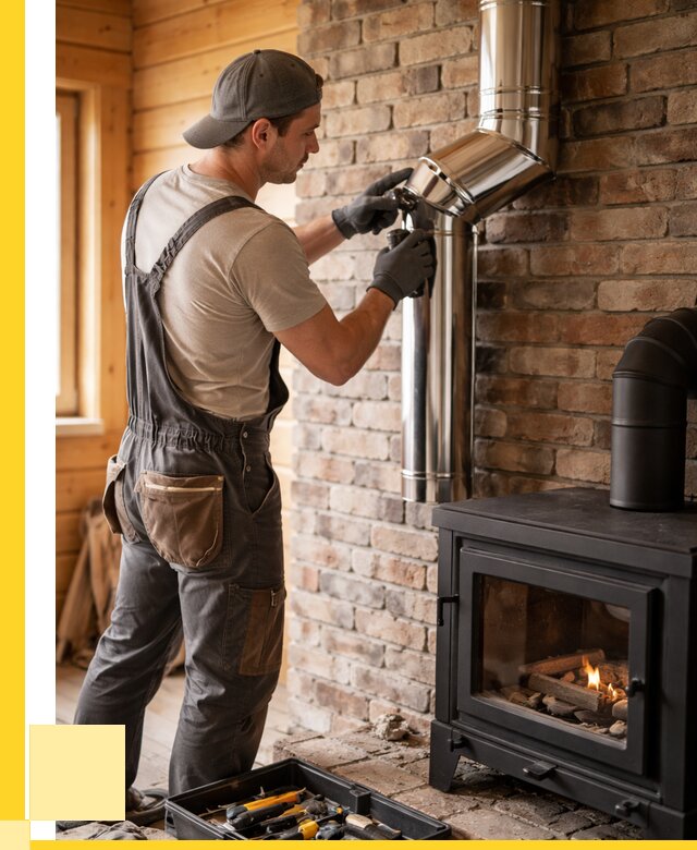 Монтаж дымоходов для печей в Ленинске-Кузнецком от 7666 р. | ЭриданЛнн