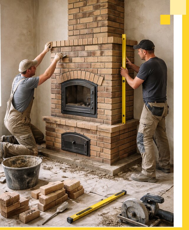 Продажа и установка печей и каминов для дома под ключ в Ленинске-Кузнецком