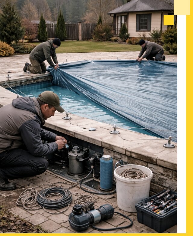 Консервация бассейнов в Ленинске-Кузнецком: подготовка к длительному хранению