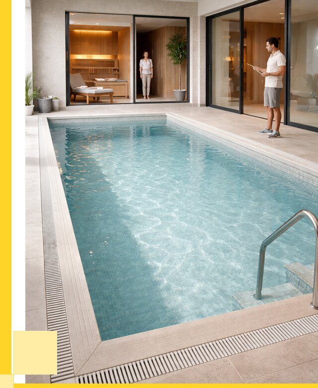 Отделка бассейна пленкой ПВХ в Ленинске-Кузнецком от 3577 р. - ЭриданЛнн