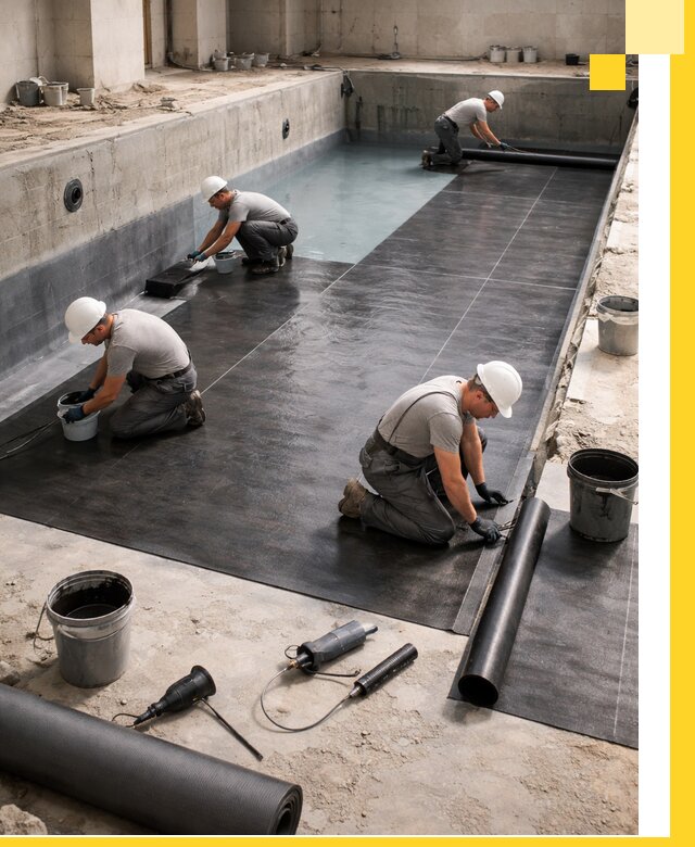 Профессиональная гидроизоляция бассейнов и чаш в Ленинске-Кузнецком под ключ