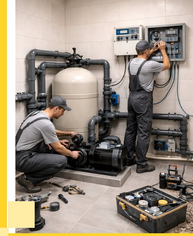 Монтаж оборудования для бассейнов в Ленинске-Кузнецком от 40884 р. | ЭриданЛнн