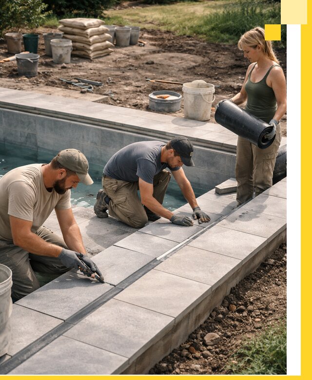 Строительство и монтаж уличных бассейнов под ключ в Ленинске-Кузнецком