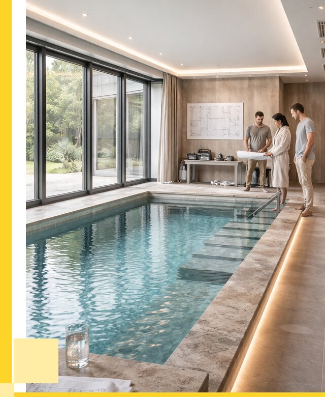 Закрытые бассейны под ключ в Ленинске-Кузнецком от 2555250 р. | ЭриданЛнн