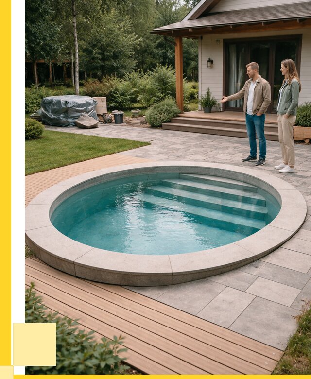 Бассейн на даче под ключ в Ленинске-Кузнецком от 204420 р., ЭриданЛнн