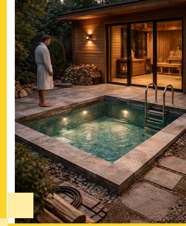 Бани с бассейном под ключ в Ленинске-Кузнецком от 97100 р. | ЭриданЛнн