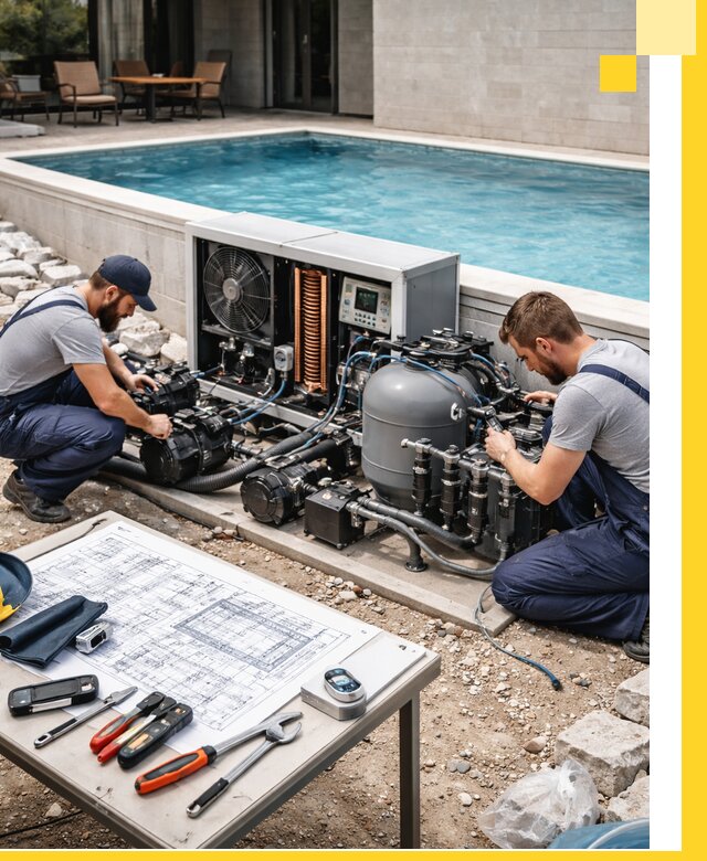 Проектирование и монтаж бассейнов с подогревом в Ленинске-Кузнецком