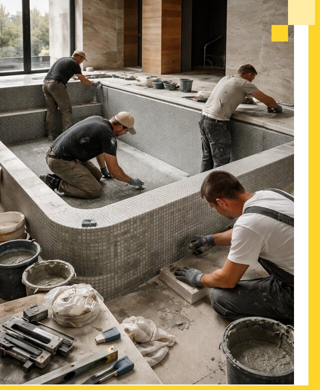 Строительство и установка СПА бассейнов под ключ в Ленинске-Кузнецком