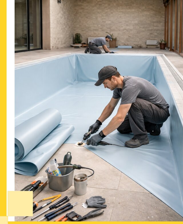 Пленка ПВХ для бассейнов в Ленинске-Кузнецком от 2555 р. | ЭриданЛнн