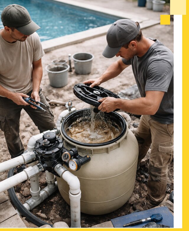 Установка и обслуживание песочных фильтров для бассейнов в Ленинске-Кузнецком