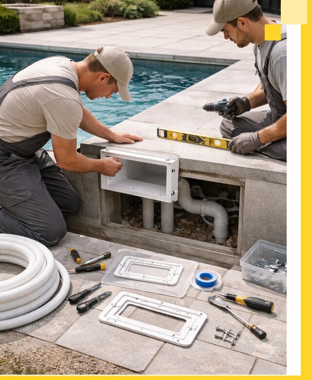 Поставка и установка скиммеров для бассейнов в Ленинске-Кузнецком