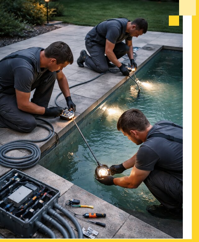 Профессиональное освещение бассейнов в Ленинске-Кузнецком: дизайн и монтаж