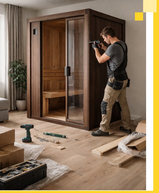 Установка и производство мини саун под ключ в Ленинске-Кузнецком