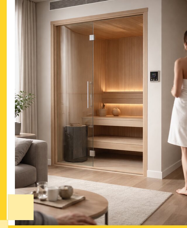 Сауна в квартире под ключ в Ленинске-Кузнецком от 122652 р. ЭриданЛнн