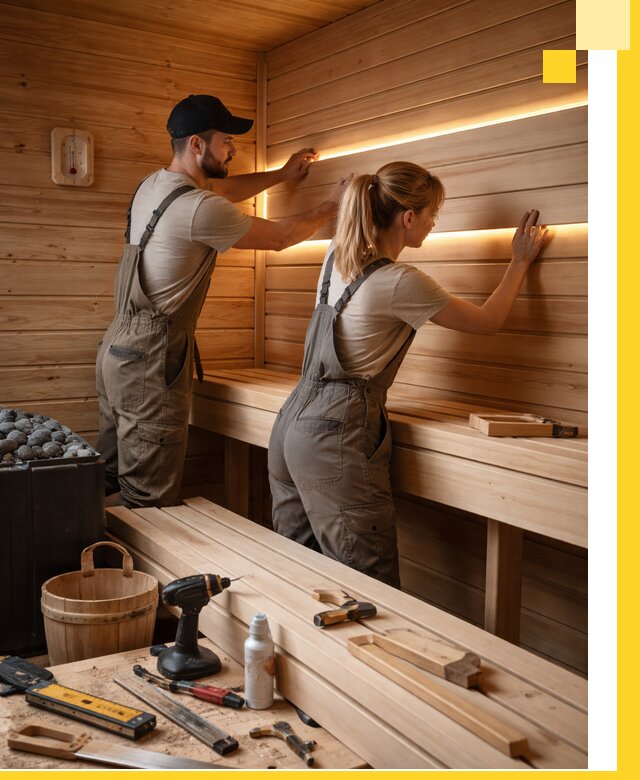 Дизайн саун и бань под ключ с индивидуальным проектом в Ленинске-Кузнецком