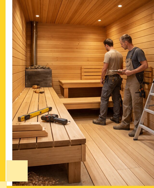 Отделка бань и саун в Ленинске-Кузнецком по цене от 4599 р. | ЭриданЛнн