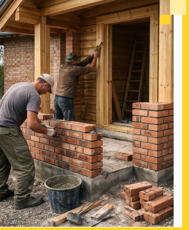 Строительство кирпичных бань под ключ в Ленинске-Кузнецком с гарантией качества