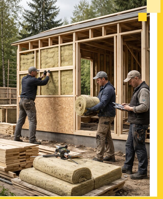 Проектирование и строительство каркасных бань в Ленинске-Кузнецком под ключ