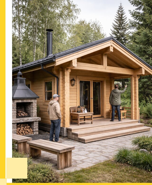 Деревянные бани под ключ в Ленинске-Кузнецком от 459945 р. | ЭриданЛнн