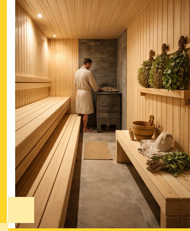 Отделка парной под ключ в Ленинске-Кузнецком от 357735 р. | ЭриданЛнн