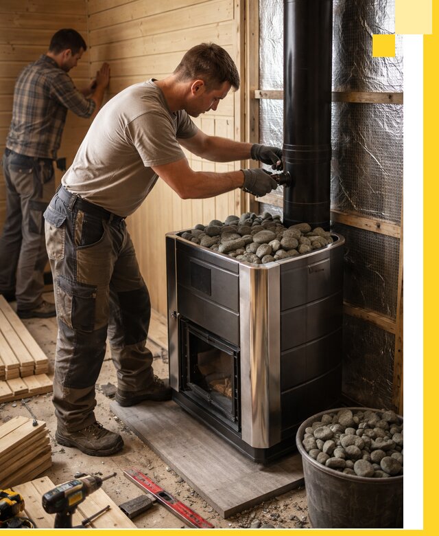 Проектирование и строительство парилок для бани в Ленинске-Кузнецком под ключ