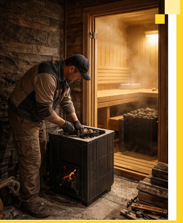 Строительство бани с сауной под ключ в Ленинске-Кузнецком от проекта до сдачи