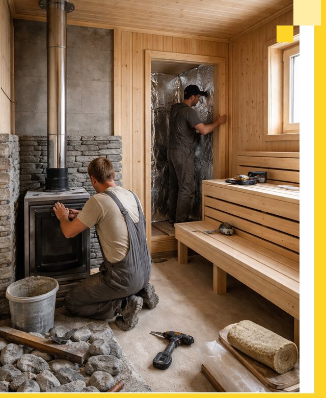 Строительство и изготовление бань под ключ в Ленинске-Кузнецком