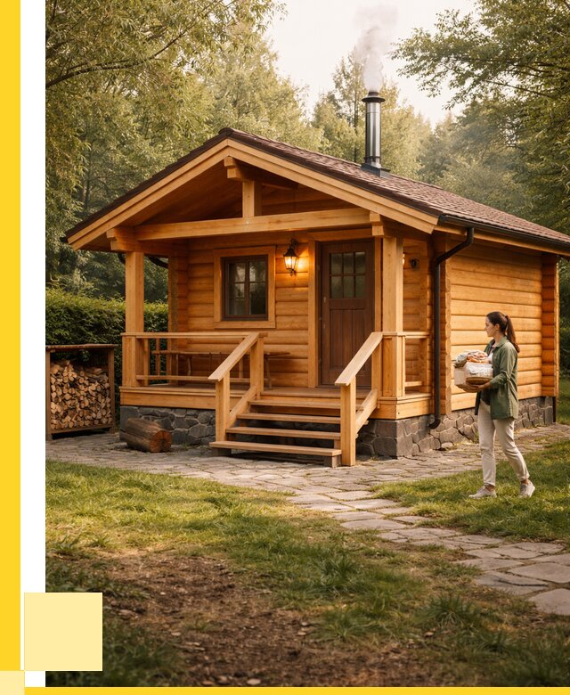 Купить баню под ключ в Ленинске-Кузнецком от 664365 р. | ЭриданЛнн