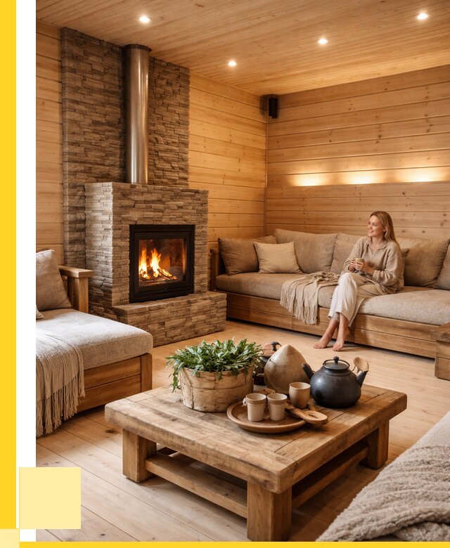 Проект бани с комнатой отдыха в Ленинске-Кузнецком от 35774 р. | ЭриданЛнн