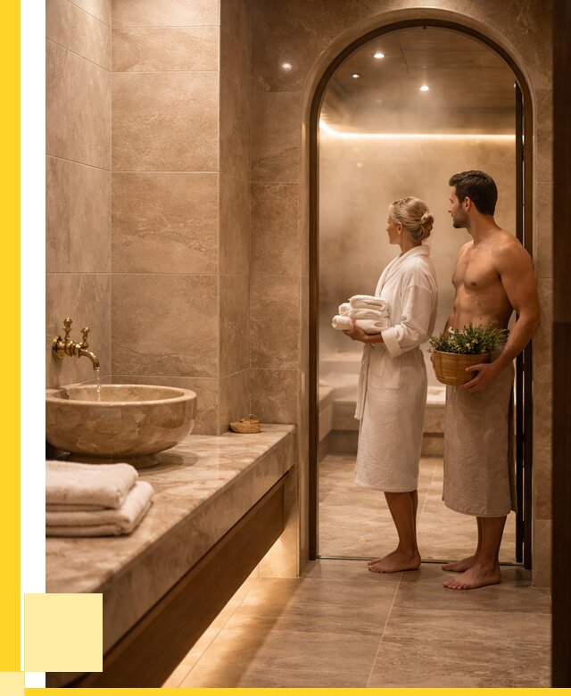 Проект и монтаж сауны и хамама в Ленинске-Кузнецком от 357735 р., ЭриданЛнн