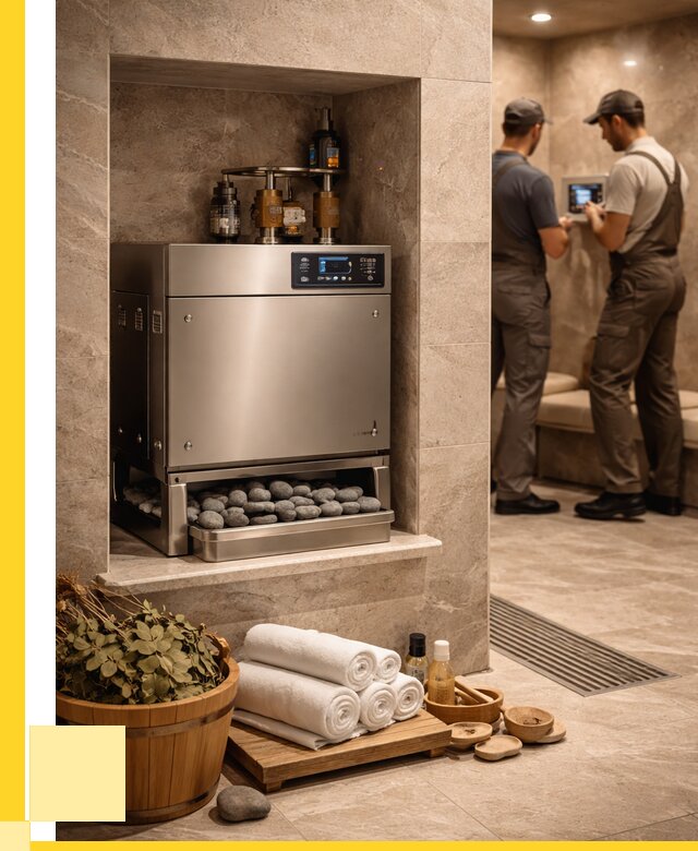 Парогенераторы для хамама в Ленинске-Кузнецком от 76658 р. | ЭриданЛнн