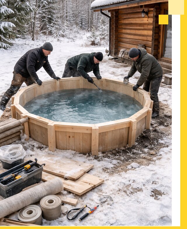 Изготовление и установка ледяных купелей под ключ в Ленинске-Кузнецком